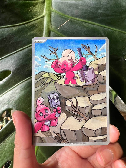 Commission for Custom Hand Painted Card